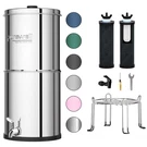 Nsf Certified Gravity Water Filter Purewell 304 Stainless Steel 2.25G. Fixed Price $221.66.