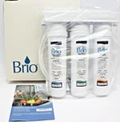 Brio Stage Reverse Osmosis Water Filtration Filter System NFLUSFQ300. Fixed Price $39.99.