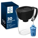 Brita Everyday Elite Water Filter Pitcher, Removes 99% Of Lead, 10CUP, Black. Fixed Price $70.21.