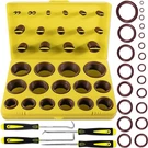 Xbvv 386 Pcs 30 Sizes Metric Viton O-ring Assortment Kit For Various Brown. Fixed Price $81.16.