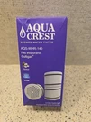 Aqua Crest Shower Water Filter Cartridges, AQS-WHR-140, Culligan ISH-300, Pack. Fixed Price $28.49.