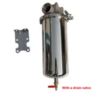 Techtongda 304 Ss Heavy-duty Water Filter Housing For 10"L Cartridges 1.5"NPT. Fixed Price $187.06.