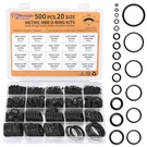 500 Pcs 20 Sizes O-ring Assortment Washers Pressur. Fixed Price $9.53.