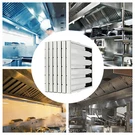 19.5X24.5" Commercial Hood Filters 6PC Stainless Steel Grease Baffle. Fixed Price $104.58.