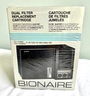 Bionaire Dual Filter Replacement Cartridge 70S 70W 100S - New No. 711D. Fixed Price $28.00.