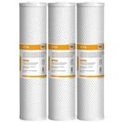 3 Pack 20X4.5" M Big Blue Cto Carbon Block Water Filter Whole House Cartridges. Fixed Price $84.96.