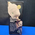 Premium Shower Filter New Wave Enviro Products Gloss White Finish Nos. Fixed Price $24.99.
