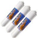 Omnipure K2533-KK Carbon Filter For Chlorine And Taste 10"X 2" 3/8" Qc 3PK. Fixed Price $49.99.