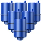 6 Pack Water Filter With All Purplus Faucet Filtrat-ion Systems, RF-999.... Fixed Price $47.56.