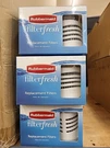 Rubbermaid Filterfresh Replacement Filters 3 Pack (6 Total). Fixed Price $12.59.