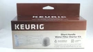 Keurig Short Handle Water Filter Starter Kit. Fixed Price $9.99.