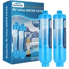 2-PACK Water Filter, Advanced Inline With Rv, Green. Fixed Price $35.93.