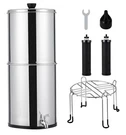 Garvee 2.25G Gravity-fed Water Filter System 304 Stainless Steel Stand. Fixed Price $85.00.