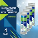 4PK- 9.875" X 2.5" Coconut Shell Carbon Block Water Filter For Whole House & Ro. Fixed Price $21.49.