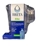 Brita Water Filter 10-CUP Tahoe Pitcher Dispenser With Elite. Fixed Price $60.99.