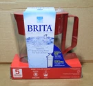 Brita Small 5 Cup Water Pitcher With 1 Standard Filter, Bpa Free Red. Fixed Price $24.99.