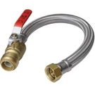 Sharkbite U3088FLEX18BVLF Water Heater Connector 3/4 Ball Valve Fip 18". Fixed Price $25.98.