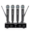 Pro Wireless Microphone System, 4 Channel Uhf Mic, Fixed Frequency M.... Fixed Price $253.76.
