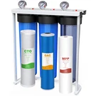 3-STAGE Whole House Water Filter System 20"X4.5" Big Blue Home Filtration. Fixed Price $279.99.