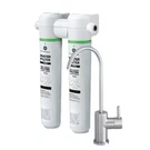 Under Sink Dual Stage Water Filtration System With Faucet. Fixed Price $64.99.