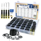 Kit - 1560 Pcs 32 Size Nitrile Rubber Rings Assortment + 4 Hoo.... Fixed Price $50.27.