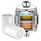 Yodel Shower Filter With 2 Chrome - Hard Cartridges. Fixed Price $33.31.
