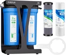 Rv Dual Stage Water Filter System With Two Cartridges And Mounting Bracket, Nsf/. Fixed Price $204.40.