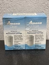 Amana Clean N' Clear Model WF401 Refrigerator Replacement Water Filter Lot Of 2. Fixed Price $30.00.