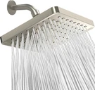 Sparkpod Shower Head - High Inch, 2. Elegant Brushed Nickel 8" Square. Fixed Price $82.99.