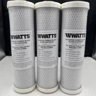 3 Watts Activated Carbon Block Filter Cartridge Model # F109009 5 Micron. Fixed Price $38.99.