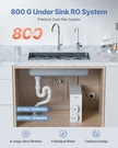 Reverse Osmosis System, 2:1 Pure To Drain Ratio. Fixed Price $252.08.