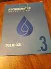 Pelicori Refrigerator Water Filter Pack Model # PC-13. Fixed Price $60.00.