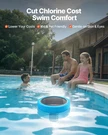 Solar Pool Ionizer, Round Copper Up 35000 Gal, Floating Automati. Fixed Price $72.00.