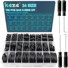 Keze 788 Pcs Sae Rubber Ring Assortment Kit Buna-n 70A 24 Size Usa Standard.... Fixed Price $40.51.