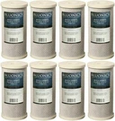 Bluonics 8 Pack Cto Carbon Block Water Filters 4.5"X10" Whole House Cartridges. Fixed Price $127.00.