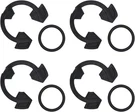 1" Water Softener Clips And O-rings Kit, 8 Pieces Total, Replacement Parts 73375. Fixed Price $16.99.