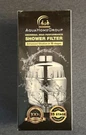Aqua Home Group Universal High Performance Shower Filter Chrome 15 Stages. Fixed Price $24.99.