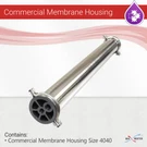 Reverse Osmosis 304 Stainless Steel Pressure Vessel 4"X40" 4040 Membrane Housing. Fixed Price $108.00.