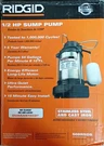 Ridgid 1/2 Hp Stainless Steel Dual Suction Sump Pump, 500RSDS Used. Fixed Price $104.50.