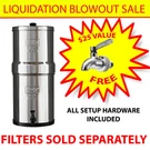 Big Berkey 2.25 Gal Stainless Steel Housing Only W/ Spigot - No Filters. Fixed Price $179.99.