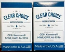 Clear Choice CLCH102 Refrigerator Water Filters Ge/mwf/kenmore New Sealed. Fixed Price $17.99.