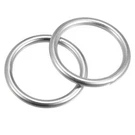Uxcell 316 Stainless Steel Round Welded O-rings 45X6MM, Silver Tone. Fixed Price $12.16.