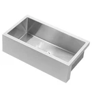 Westbrass BSS133W 33" Single Bowl 18 Ga. Stainless Steel Kitchen Sink With White. Fixed Price $422.84.