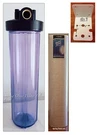 Big Fat 20" Clear Whole House Water Filter System (1"PORT) +bracket. Fixed Price $78.00.