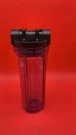 Hydronix HF3-10CLBK34, 10" Clear Housing With Black Rib Cap For & Filtration. Fixed Price $18.35.