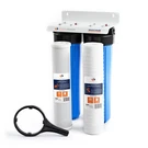 2-STAGE Big Blue 20" Whole House+bracket+string Wound Sediment Carbon Filters. Fixed Price $199.79.