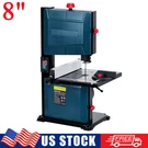8" Benchtop Pure Copper Motor 1800RPM 3A W/ Fence & Miter Gauge. Fixed Price $122.99.
