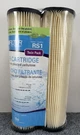 Omnifilter RS1 Twin Pack Cartridges, Whole House, New Sealed. Fixed Price $19.89.