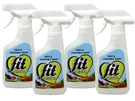 Fit Organic Fruit And Vegetable Wash Spray Bottle White, Clear, 12 Fl Oz 4 Pack. Fixed Price $32.78.