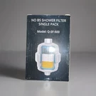 Aquablu Q-SF-500 Shower Head Water Filter Chrome Finish New Box. Fixed Price $15.00.